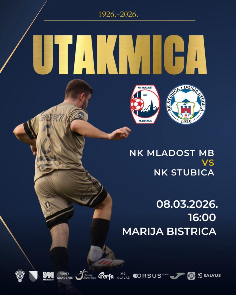 Nastavlja se prvenstvo 1. ŽNL KZŽ 25/26 – NK Stubica u obranu prvog mjesta